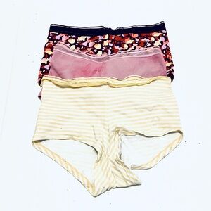 Multicolor Patterned Boy Shorts Bundle